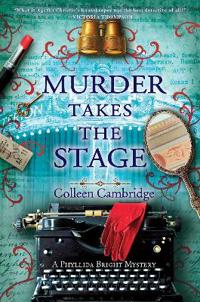 Kirjan kansi "Murder Takes the Stage"