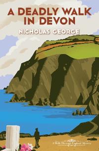 Kirjan kansi "A Deadly Walk in Devon"