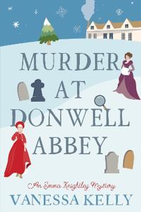Kirjan kansi "Murder at Donwell Abbey"
