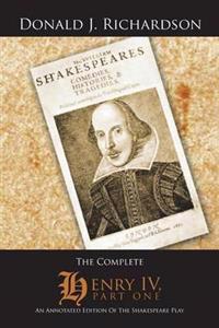 Kirjan kansi "The Complete Henry IV, Part One"