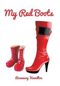 Kirjan kansi "My Red Boots"