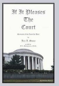 Kirjan kansi "If It Pleases the Court"