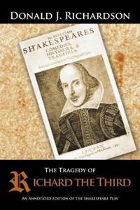 Kirjan kansi "The Tragedy of Richard the Third"