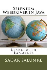 Kirjan kansi "Selenium Webdriver in Java: Learn With Examples"