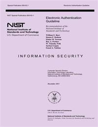 Electronic Authentication Guideline: Recommendations of the National Institute of Standards and Technology