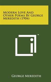 Kirjan kansi "Modern Love and Other Poems by George Meredith (1904)"