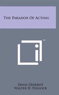 Kirjan kansi "The Paradox of Acting"