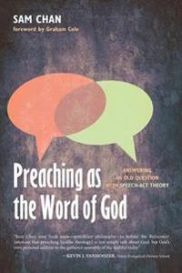 Kirjan kansi "Preaching as the Word of God"