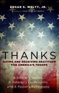 Kirjan kansi "Thanks: Giving and Receiving Gratitude for America's Troops"