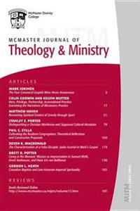 McMaster Journal of Theology and Ministry