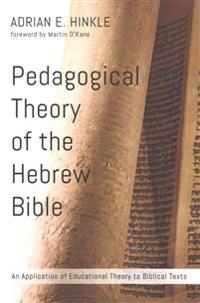 Kirjan kansi "Pedagogical Theory of the Hebrew Bible"