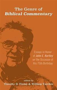 Bokomslag for "The Genre of Biblical Commentary"