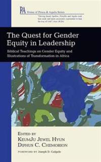 Kirjan kansi "The Quest for Gender Equity in Leadership"