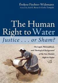 Kirjan kansi "The Human Right to Water: Justice . . . or Sham?"