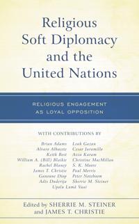 Kirjan kansi "Religious Soft Diplomacy and the United Nations"