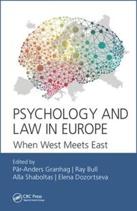 Bokomslag för "Psychology and Law in Europe"