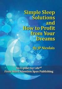 Kirjan kansi "Simple Sleep Solutions"