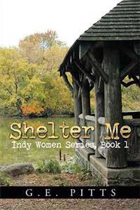 Kirjan kansi "Shelter Me"