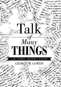 Kirjan kansi "Talk of Many Things"