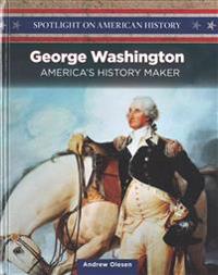 Kirjan kansi "George Washington: America's History Maker"