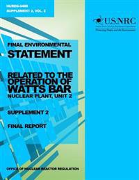 Final Environment Statement: Related to the Operation of Watts Bar Nuclear Plant, Unit 2, Supplement 2