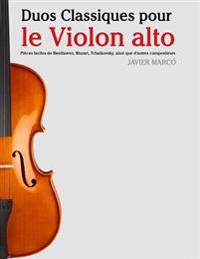 Duos Classiques Pour Le Violon Alto