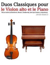 Duos Classiques Pour Le Violon Alto Et Le Piano