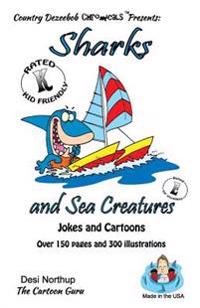 Sharks and Sea Creatures -- Jokes and Cartoons: in Black + White