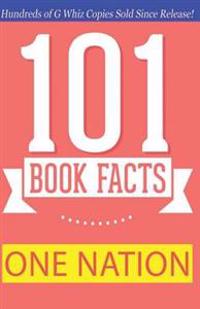 One Nation - 101 Book Facts: #1 Fun Facts & Trivia Tidbits