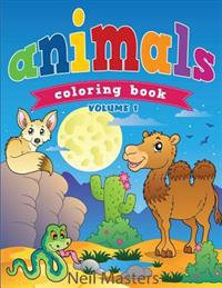 Kirjan kansi "Animal Coloring Book (Avon Coloring Books)"