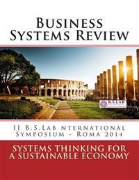 Business Systems Review Vol.3 -Special: System Thinking for Sustainability