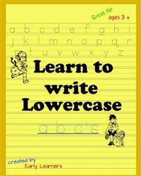 Learn to write lowercase