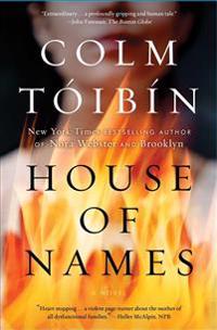 Kirjan kansi "House of Names"