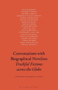 Kirjan kansi "Conversations with Biographical Novelists"