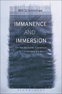 Kirjan kansi "Immanence and Immersion"