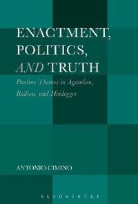 Kirjan kansi "Enactment, Politics, and Truth"