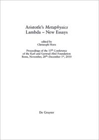 Aristotle's "e;Metaphysics"e; Lambda - New Essays