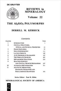 Reviews in Mineralogy & Geochemistry