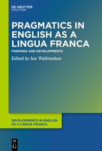 Kirjan kansi "Pragmatics in English as a Lingua Franca"
