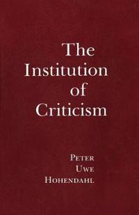 The Institution of Criticism