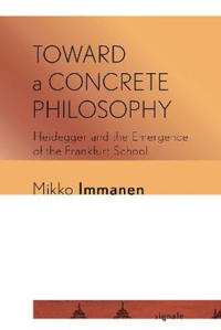 Kirjan kansi "Toward a Concrete Philosophy"
