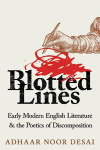 Kirjan kansi "Blotted Lines"