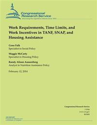 Work Requirements, Time Limits, and Work Incentives in TANF, SNAP, and Housing Assistance