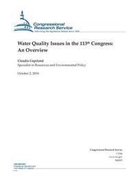 Water Quality Issues in the 113th Congress: An Overview