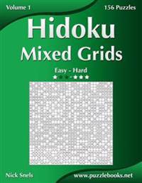 Hidoku Mixed Grids - Easy to Hard - Volume 1 - 156 Puzzles