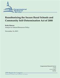 Reauthorizing the Secure Rural Schools and Community Self-determination Act of 2
