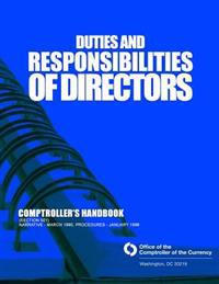Duties and Responsibilitis of Directors: Comptroller's Handbook (Section 501)
