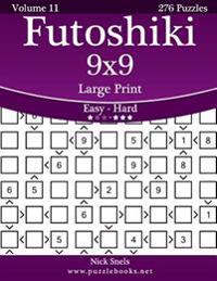 Futoshiki 9x9 Large Print - Easy to Hard - 276 Puzzles