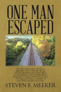 Kirjan kansi "One Man Escaped"