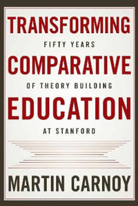 Kirjan kansi "Transforming Comparative Education"